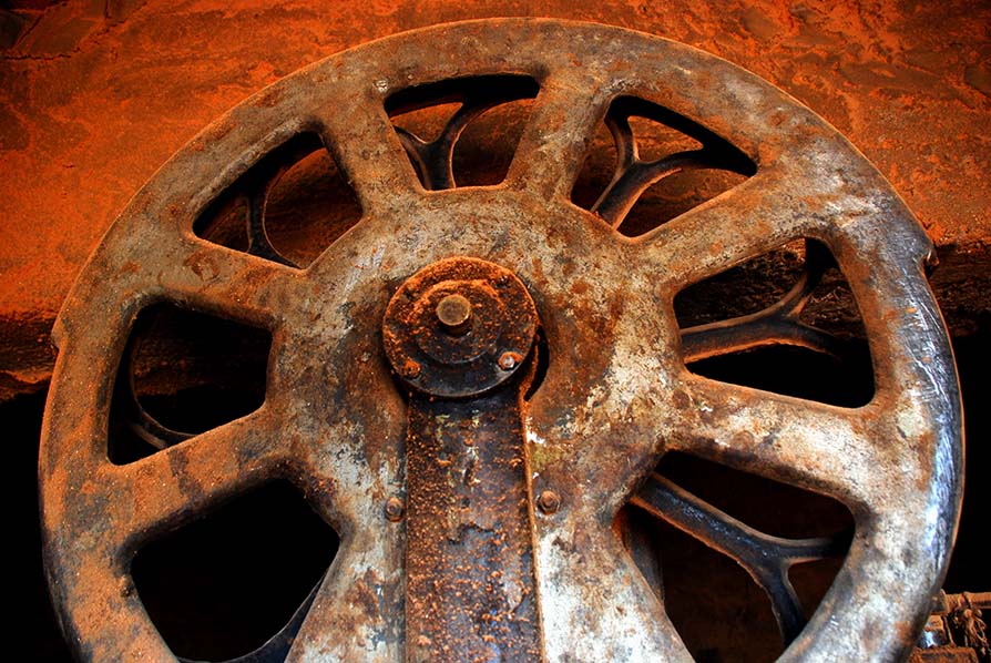 Italienische Bandsäge, Souss, Marokko 2009.